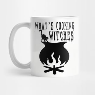 What is Cooking Witches - Cat on Cauldron Mug